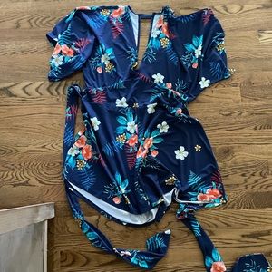 Express shorts romper